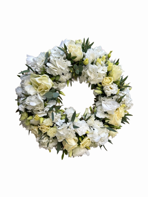 Beautiful White Wreath