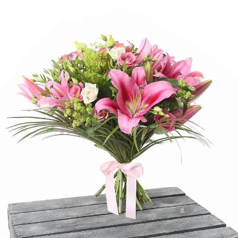 Pink Lilly & Lisanthus