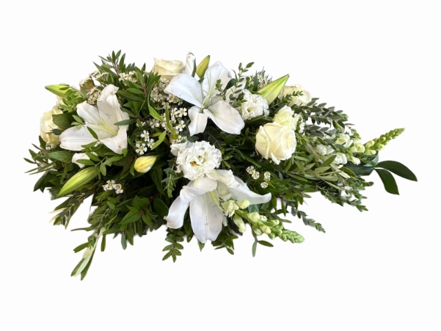 Pure White Rose & Lily